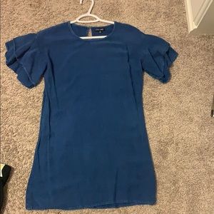 Denim colored short dress M